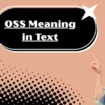 OSS Meaning in Text