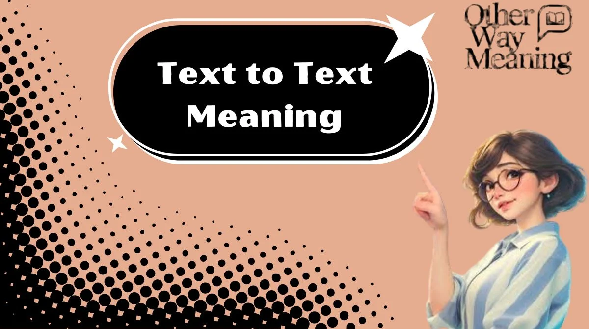 Text to Text Meaning