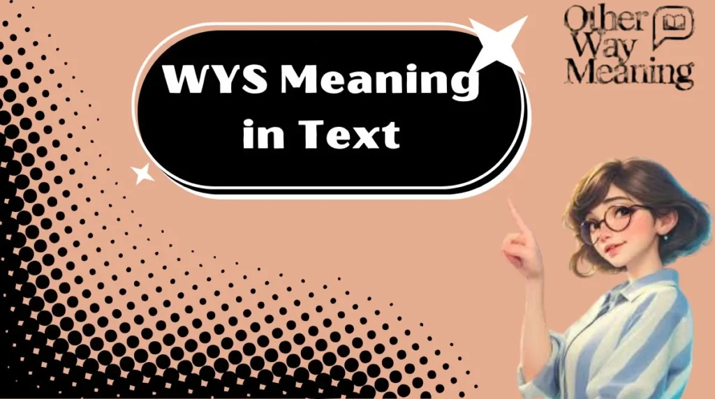 WYS Meaning in Text